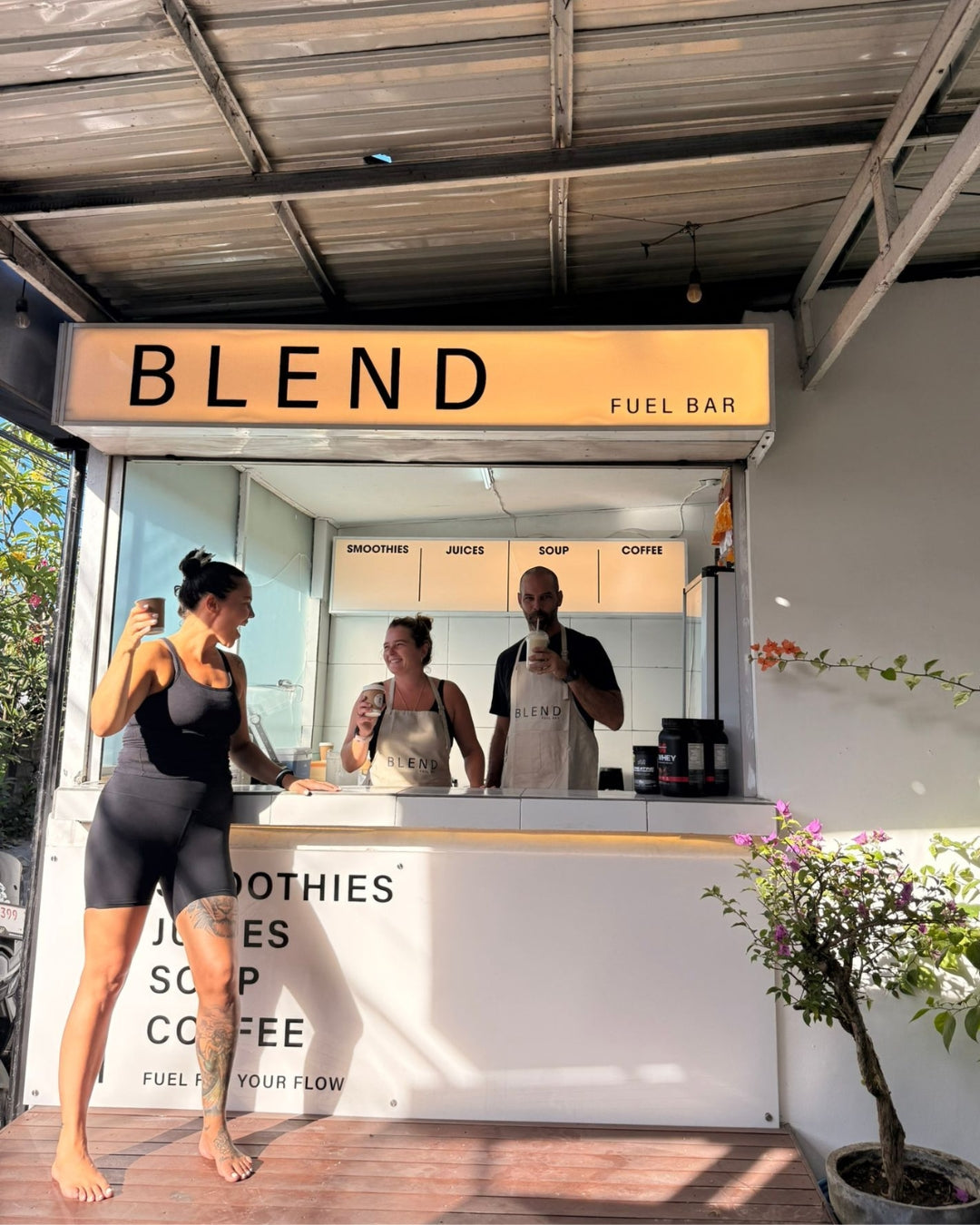Blend Fuel Bar in Jungut Batu, serving up daily juices, smoothies, coffee and soups - Nusa Lembongan