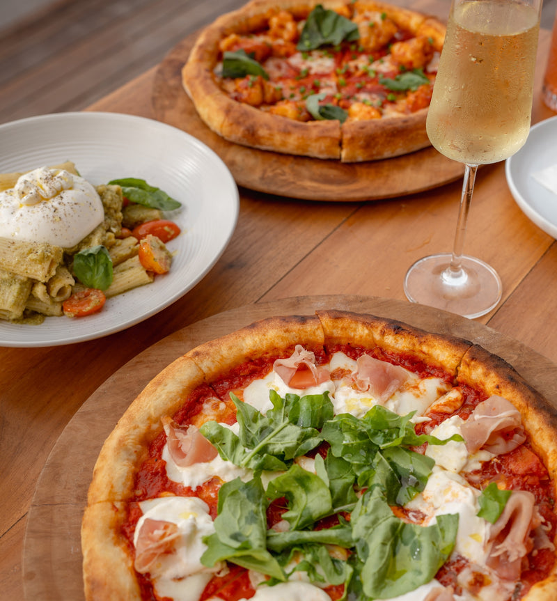 Pizza and Pasta meal at Karana's Pool and Dining - Nusa Lembongan