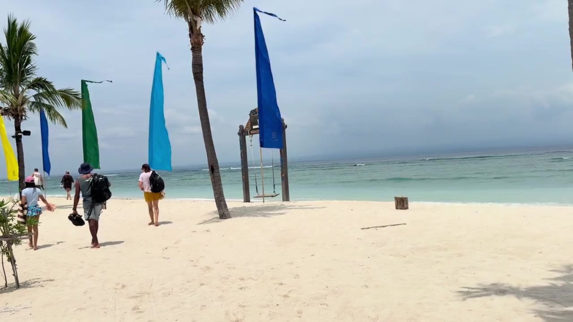 Beach front at Mahagiri Resort Nusa Lembongan