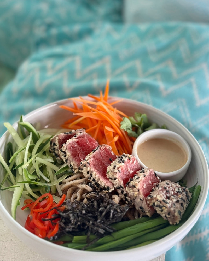 Poke Bowl served at Ombak Cafe, Jungut Batu , Nusa Lembongan