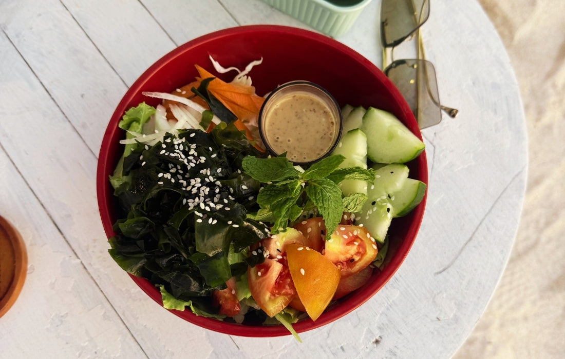 A bowl of Wakame Salad from Warung Pacific , Jungut Batu, Nusa Lembongan