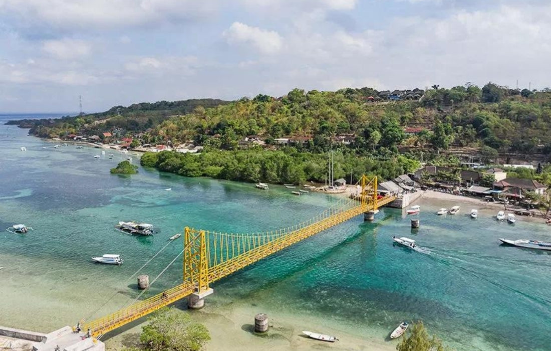 Ariel photo of Yellow Bridge, Nusa Ceningan