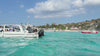 Video footage of the crystal clear water in Nusa Lembongan from a boat 